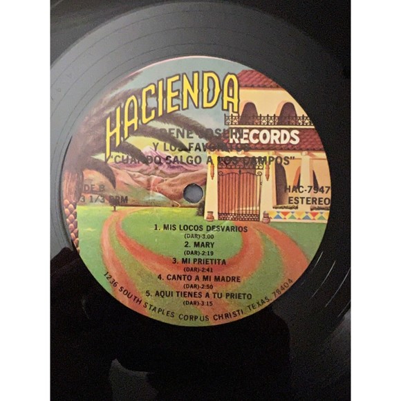 Rene Joslin Y Los Favoritos Cuando Salgo A Los Campos LP Hacienda 7947 VG+ - Picture 7 of 7